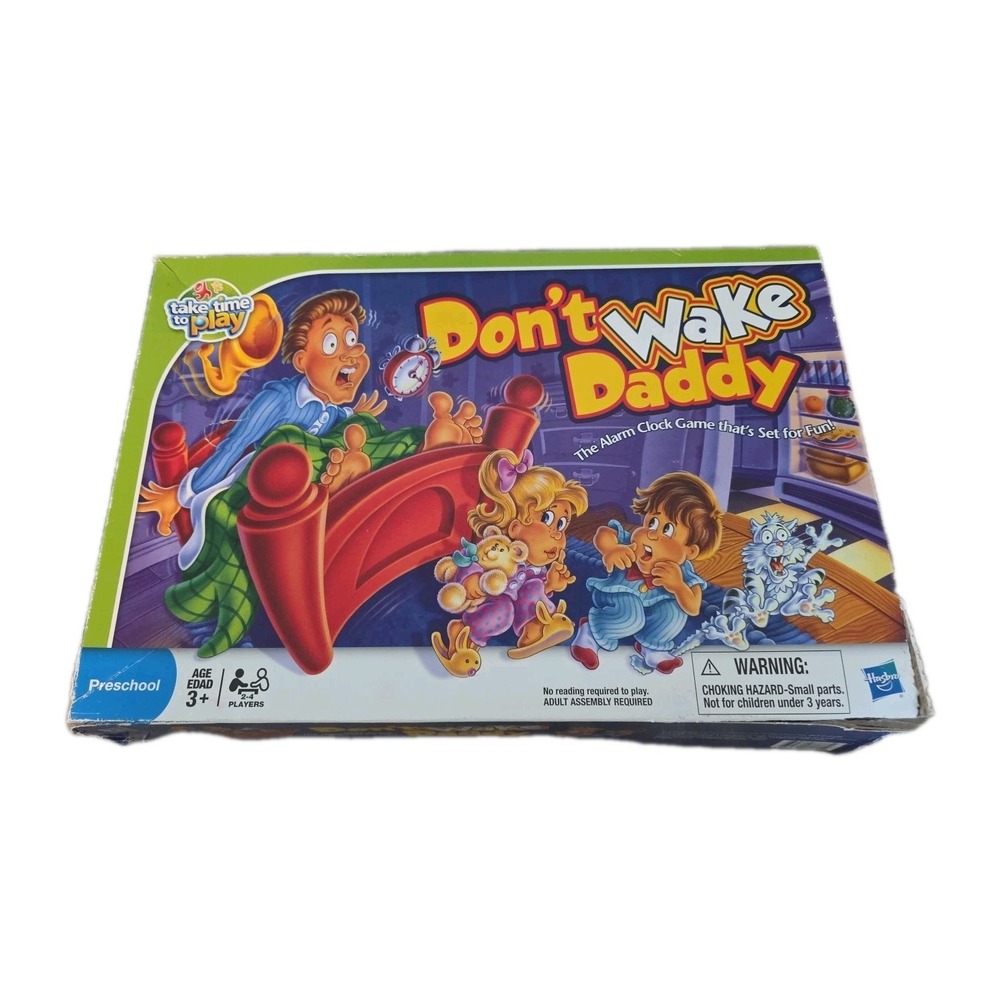 "Don't Wake Daddy" Board Game Milton Bradley Fun 2011 2-4 Players READ